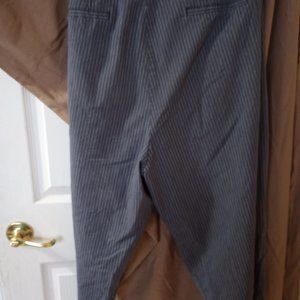 STRIPE DENIM CAPRI